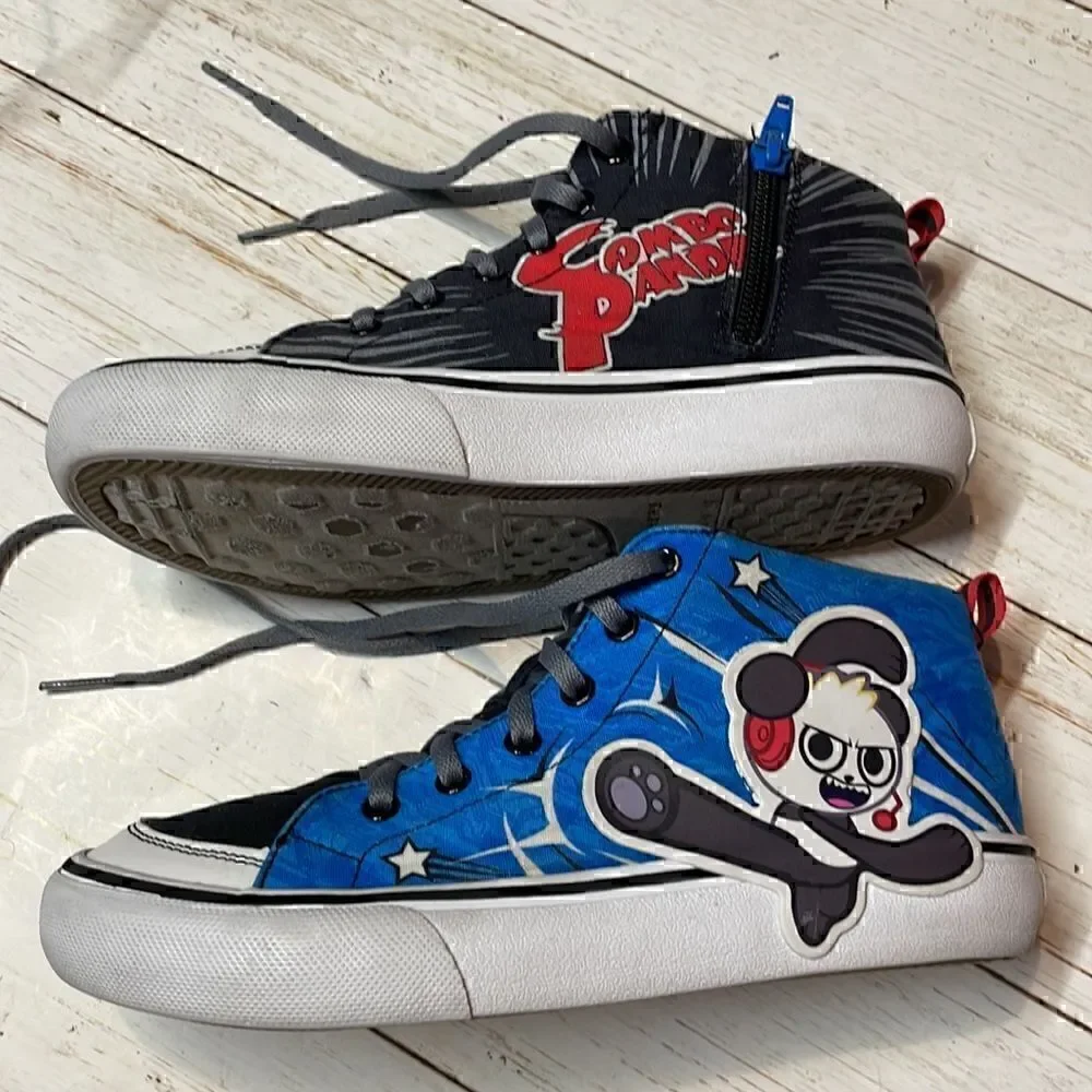 Skechers ryan’s world unisex kids high top sneakers. Size 3.